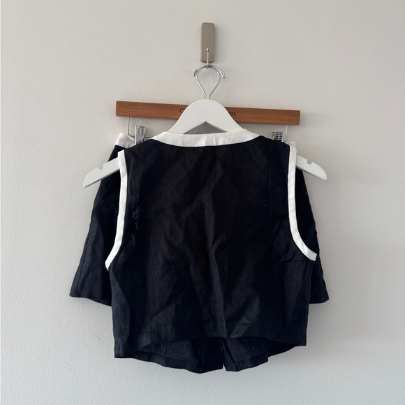 REFORMATION Roxy Linen Two Piece Set 2 - Picture 7 of 8